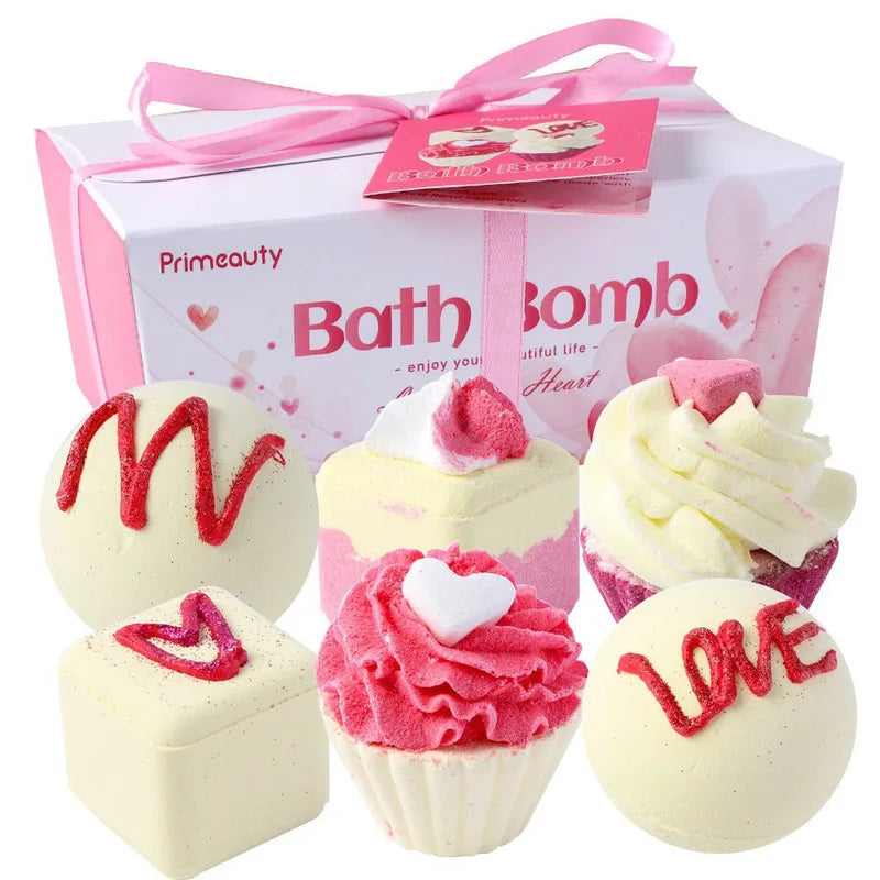Set Of Boxed Bath Foot Bath Balls, Multi-soaking Float Balls, Bath Balls, Moisturizing Bath Salt Balls, Bath Bubble Balls