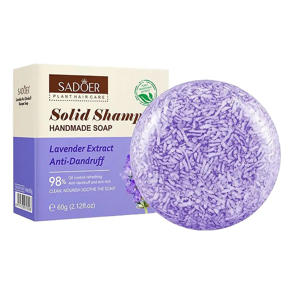 Solid Shampoo Bar Organic Plant Hair Care Soap Anti Dandruff Oil Control Nourishing Natural Handmade Shampoo Soap 60g