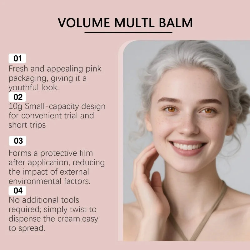 PDRN Pink Collagen Multi Volume Balm Stick Anti Aging Firming Anti Wrinkle For Eye Neck Forehead Smile Lines