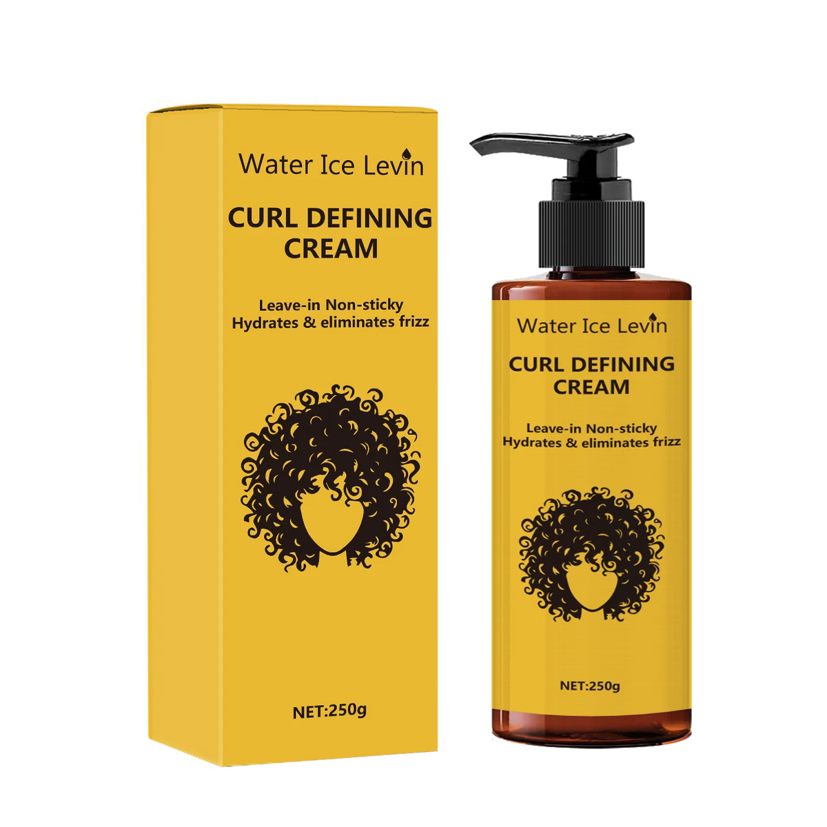 Viral Curl Definition Cream: Tames Frizz + 72H Shine | Weightless Leave-In Formula
