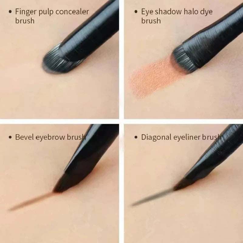 6Pcs Eye Makeup Brushes Set Professional Soft Eyeshadow Eyeliner Eyebrow Brush for Women Beginners Contouring Cosmetic Tools