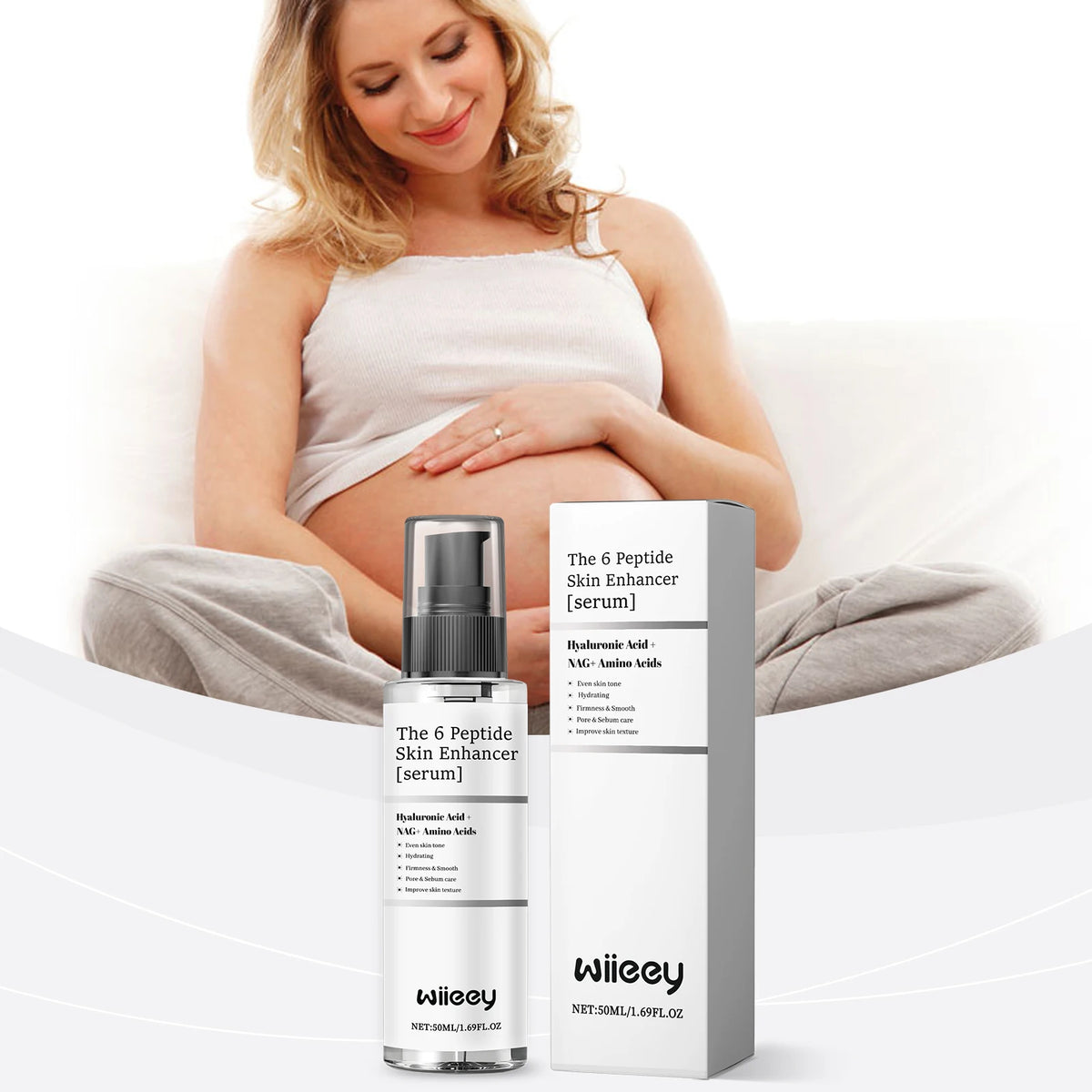 6 Peptide Body Essence Stretch Mark Remover Fade Fine Line Firm Repair Obesity Scar Brighten Moisturize Pregnant Skin Care Oil