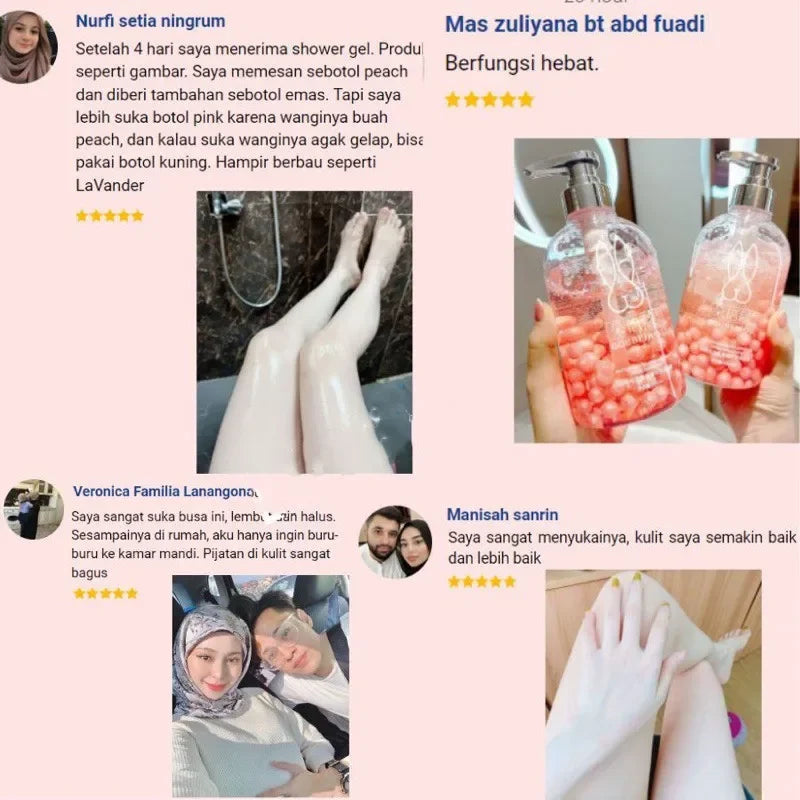Whitening Shower Gel Women Body Wash Men's Oil Bath Cleansers Bath Beauty Health Cleaning Dirt  Inhibiting Melanin Body Works