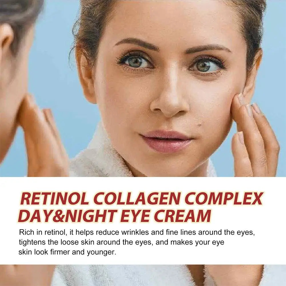 Retinol Eye Cream Stick Anti Aging Fade Dark Circles Under the Eyes Remove Eye Bags Moisturizing Firming Skin Eyes Care