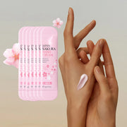 7pcs Collagen Sakura Hand Cream Skin Soften Nourish Care Deep Cracked Repair Beauty Products Girl Moisturizing Hand Skin