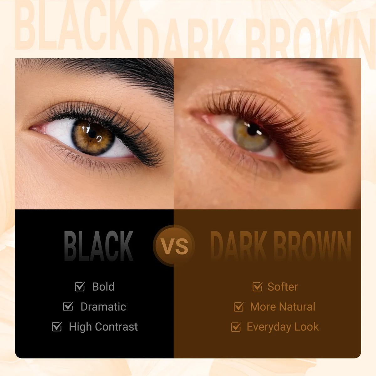 NAGARAKU Luxury Classic Eyelash Matte Black Dark Brown 100% Hand Made 3rd Classic Eyelash 16rows Individual Soft Natural