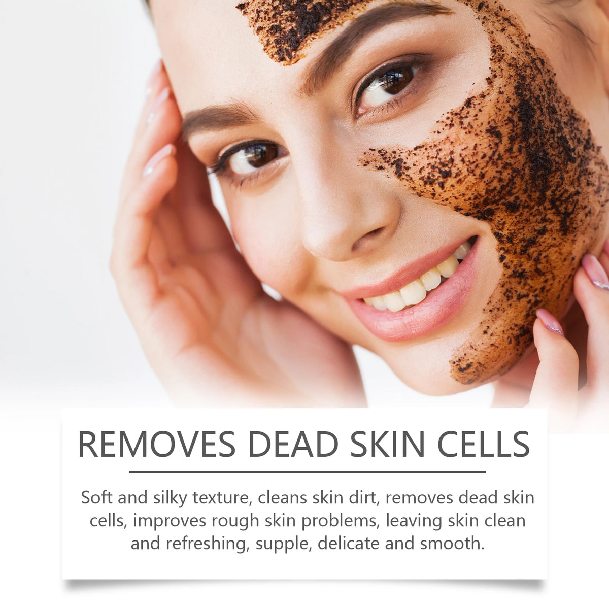 Honey Brown Sugar Scrub Cream Exfoliate Remove Facial Oil Shrink Pores Smooth Moisturize Skin Softening Keratin Cleansing Scrub