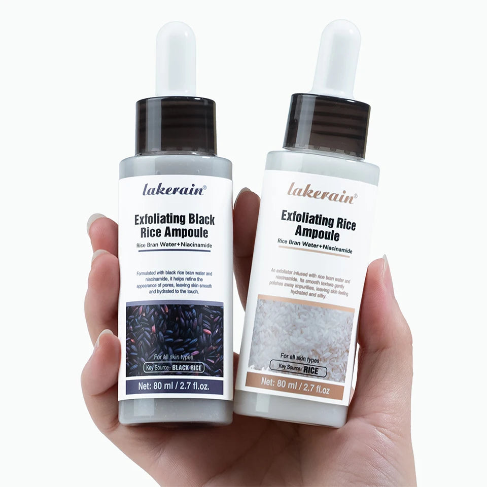 White Black Rice Peeling Essence Exfoliating Moisturizing Exfoliating Hydrating Serum Moisturizing Rice Toner Gentle Skin Care