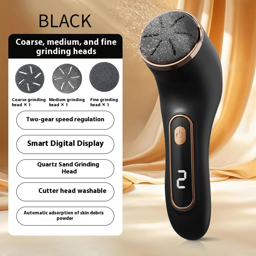 Professional Electric Foot Callus Remover - Easy to Use, Painless, Quick Removal, Rechargeable, Gentle Exfoliation, Making the S