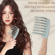 1pc Dual Wide-Tooth Hair Combs, Ideal for Long Curls & Voluminous Styles, Curly Hair Management &Home Massage, Elegant Hair Care
