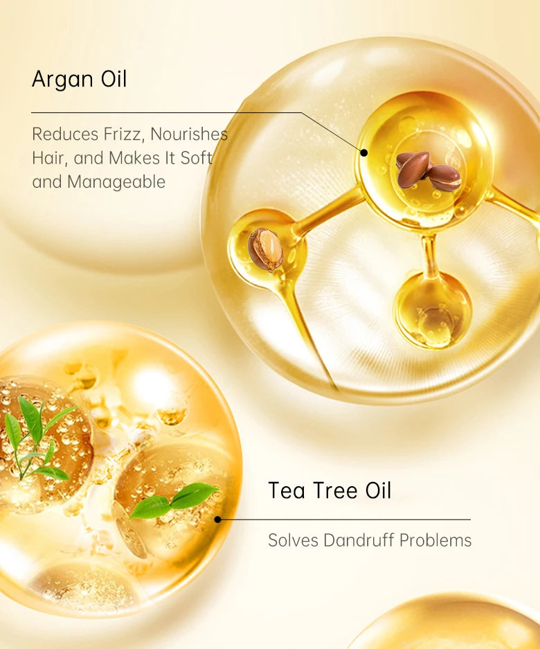 PURC Biotin Hair Growth Shampoo Anti Hair Loss Repair Damaged Frizz Argan Oil Scalp Treatment Hair Care Products