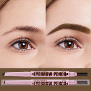 2 In1 Eyebrow Pencil Makeup For Women 5 Colors Waterproof Eyebrow Tattoo Brush Long Lasting Eyebrow Pen Professional Cosmetics