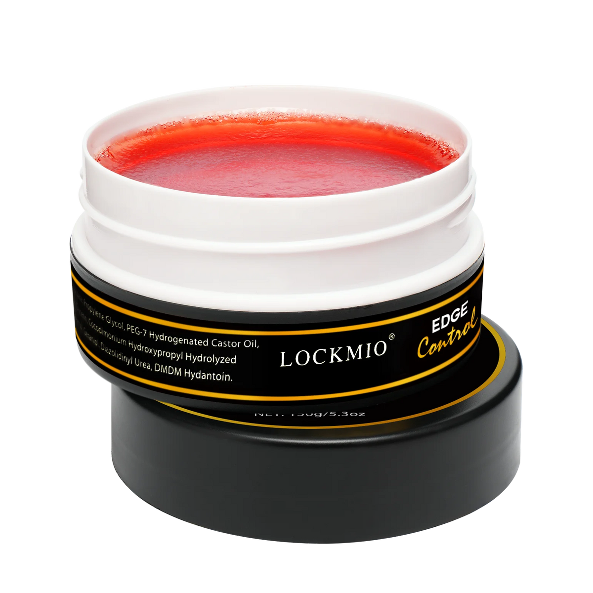 LOCKMIO 150g Edge Control Gel Hair or Wigs Styling Product Baby Bangs Hair Pomade Finishing Mud Anti-Frizz Nourishing Wax Cream