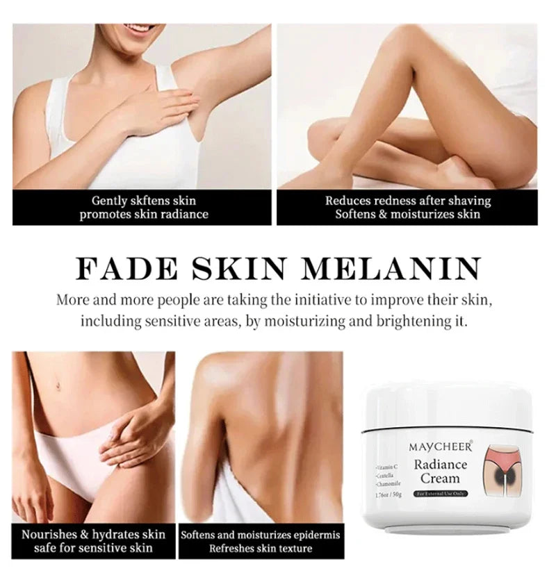Whitening Cream Private Parts Underarm Bleaching Serum Whiten Butt Knee Brighten Inner Thigh Intimate Parts Dark Remove Melanin