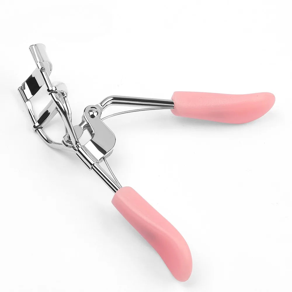 CNKESS 1Pc Pro Makeup Eyelash Curler Beauty Tools Lady Women Nature Style Cute Eyelash Handle Curl Eye Lash Curler Random Color