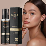120ml Self-Tanning Spray Evenly Moisturizing, Refreshing and Non-Greasy, Long-Lasting Tanning Effect. Create a More Wild and Confident Makeup Look. Suitable for Outdoor Use and Does Not Require Sunlight. The Perfect Choice fo