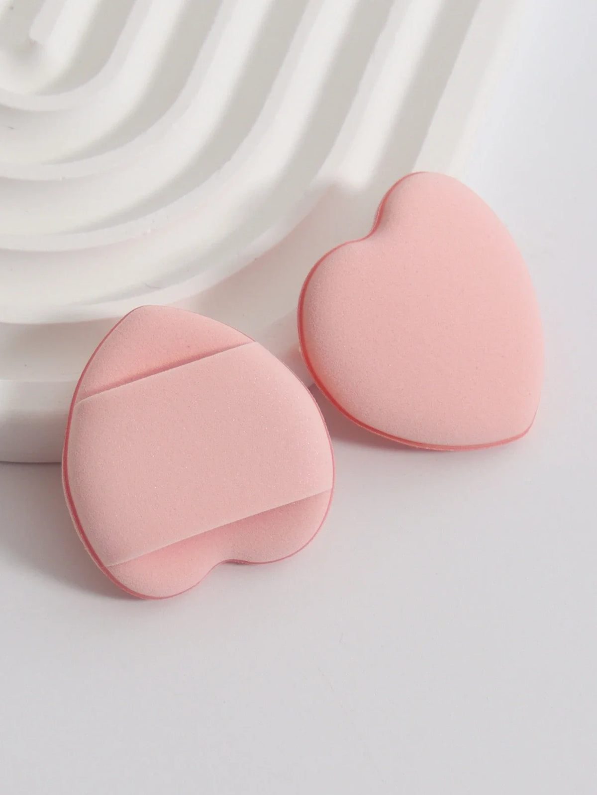 50 Mini Finger Cushion Puffs – Latex-Free Mixed Sponge & Air Cushion Powder Puff for Liquid Foundation Makeup