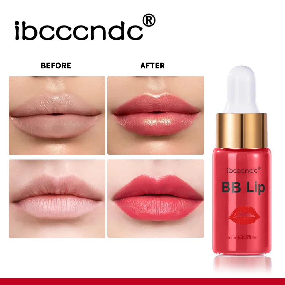 BB Lips Ampoule Serum Starter Set Semi-Permanent BB Lip Gloss Tinted Pigment Lasting Moisturizing For Lip Care Korea Glow