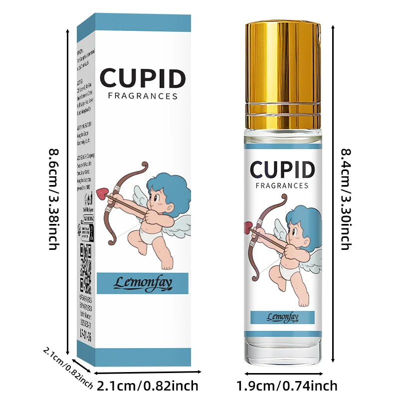 Cupid Fragrances By Lemonfay, Pheromone Roll-On Perfume Oil, Unisex Long Lasting Scent, 15ml Portable Attraction Gift