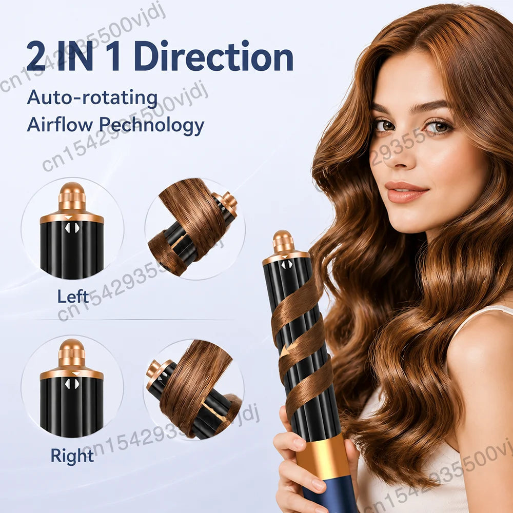 6-in-1 multifunctional hair styler, 110,000 RPM high-speed hair care, ionic hair dryer, quick drying, automatic curling set
