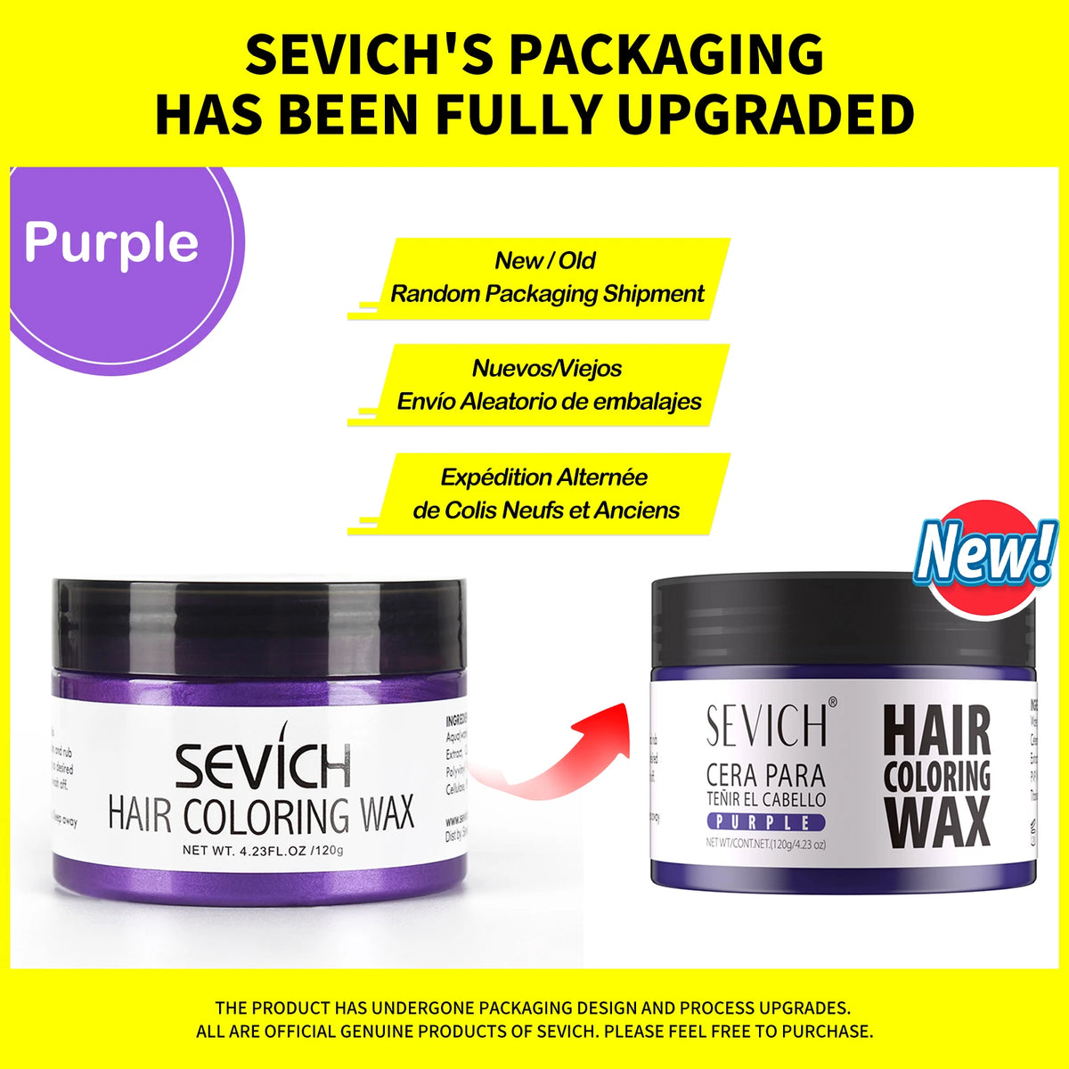 Sevich Temporary Hair Color Wax Men DIY Mud One-time Molding Paste Dye Cream Hair Gel for Hair Coloring Styling Silver Grey 120g