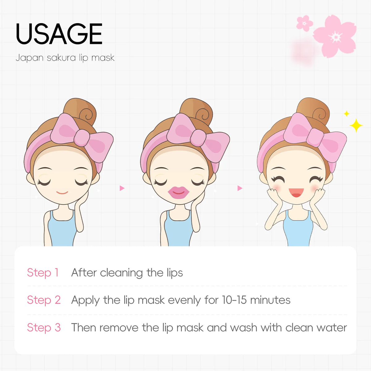 LAIKOU 5/10pcs Lip Mask Lip Care Moisturizing Hydrating Repair Lighten Lip Lines  Gel Patch Lips Pad Patches Care Products