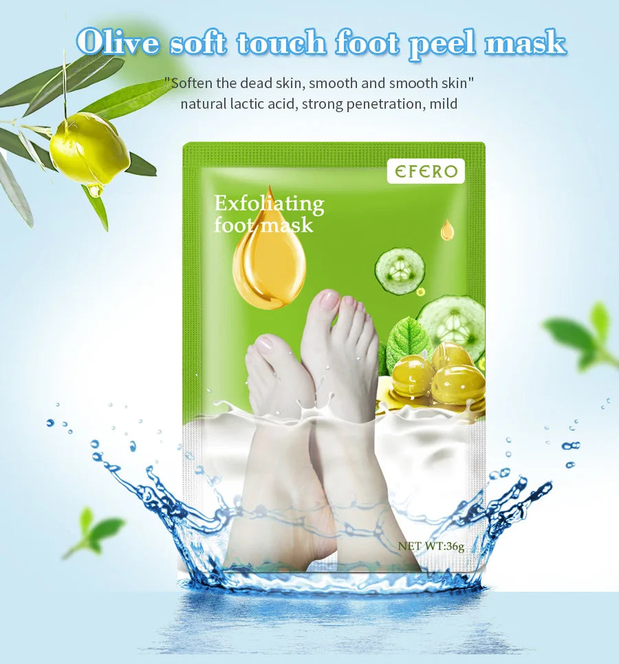 1 Pag = 1 Pair Honey Foot Mask For Remove Dead Skin Calluses Exfoliating Foot Mask Feet Cream Whitening Foot Spa Skin Care Tool
