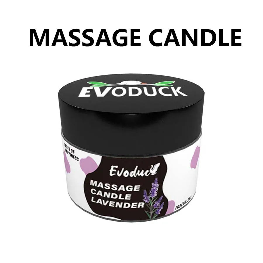 Massage Oil Candle Jasmine Soy Wax Low Temp Melt Pour Skin Care Moisturizing Relaxing Warm Spa Bath Couples Gift Women Christmas