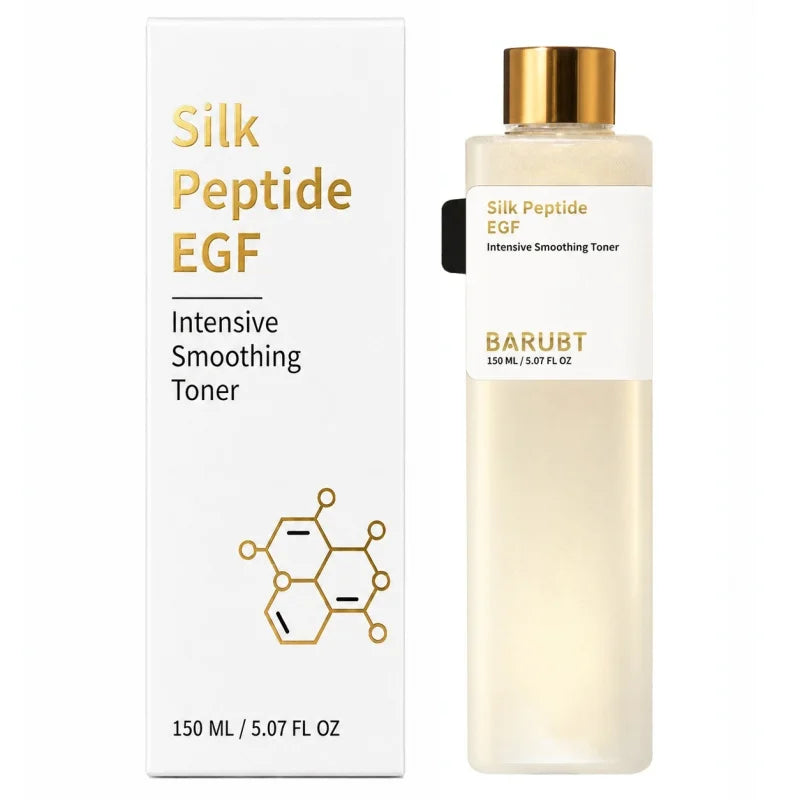 Silk Peptide EGF Smoothing Toner Revitalizing Hydrating Soothing Essence Water Improves Rough Skin Moisturizing Facial Toner