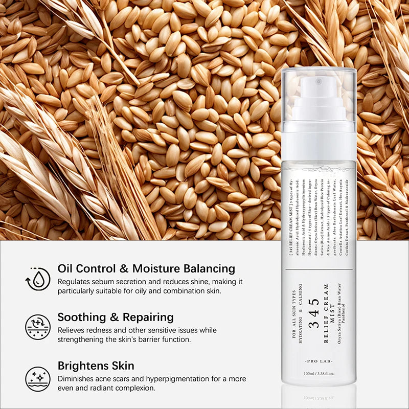 345 Sooth Cream Toner Camellia Leaf Centella Asiatica Extract Refresh Non-sticky Hydrate Dry Dehydrated Smooth Soft Complexion