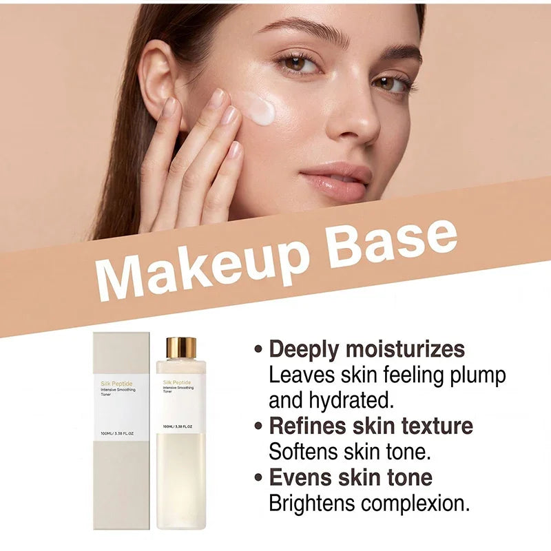Silk Peptide EGF Facial Toner Gold Particle Smoothing Essence Water Deep Hydration Moisturizing Face Liquid Daily Korea Skincare
