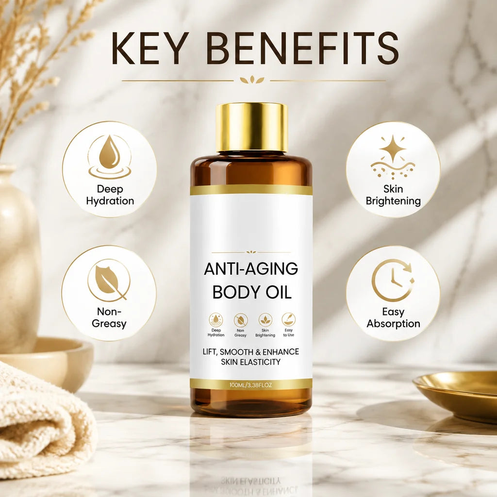Body Oil Centella asiatica Moisturizing Hydrating Skin Care Non Greasy Body Lotion Oil 100ml Nourishing Body Daily After Shower