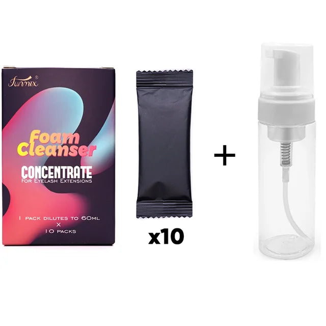 Concentrate Mousse Eyelash Shampoo Mild Cleansing Eyelashes Extension Mousse Foam Empty Bottle Eyelash Dedicated Cleaner