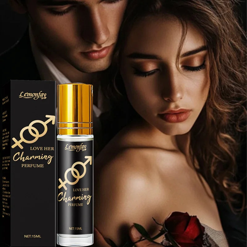 Lemonfay Love Her Charming Perfume Roll-On for Men Pheromone Cologne Long Lasting Fragrance 15ml for Dating