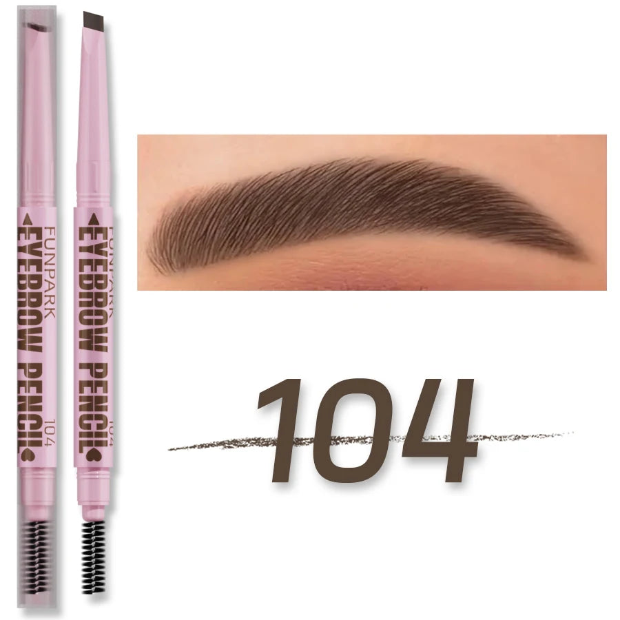 2 In1 Eyebrow Pencil Makeup For Women 5 Colors Waterproof Eyebrow Tattoo Brush Long Lasting Eyebrow Pen Professional Cosmetics
