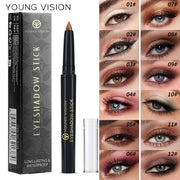 Shimmer & Matte Multi-Color Eyeshadow Sticks | Blendable, Long-Lasting Eye Shadow Pencils Smooth Application for Bold or Natural