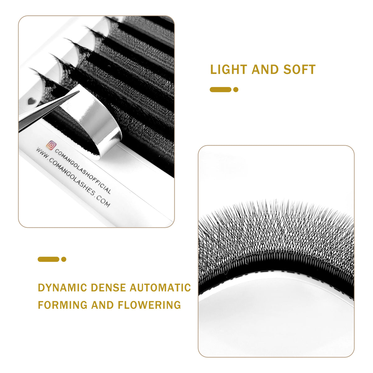 CoMango W Eyelash Extension Automatic Flowering 2d/3d/4d/5d/6d/8d W Fake Lashes 0.07 CD Premade Volume Fans Individual Eyelashes