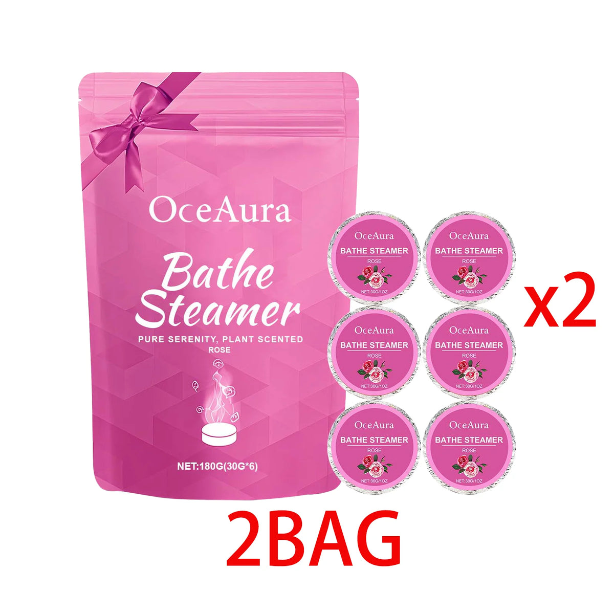 Shower Steamers Aromatherapy Stress Relief Adult Home Spa Bath Birthday Gifts Rose Shower Steamers Tablets Moisturize Nourishing