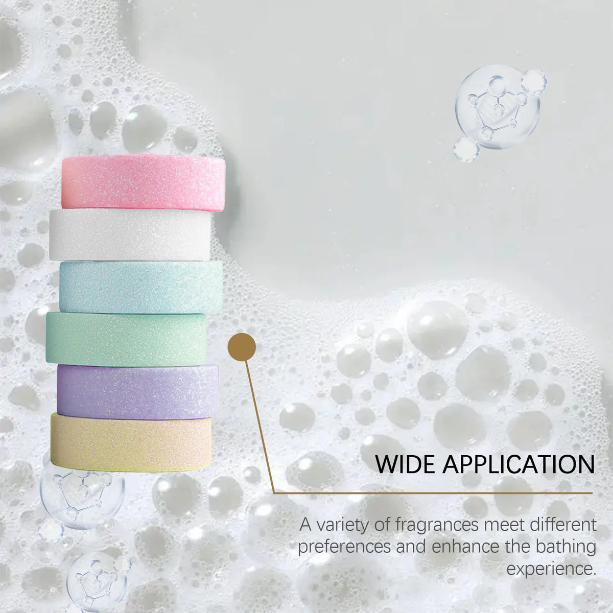 OceAura Shower Steamers Aromatherapy Long Lasting Lavender Rose Fragrance Relaxing Mind Body Soothing Shower Steamers Tablets