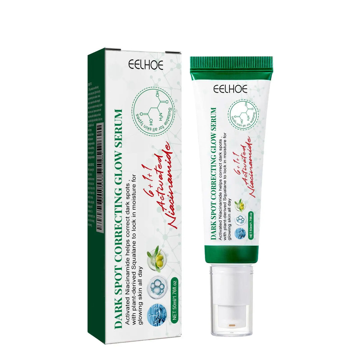 Dark Spot Correcting Glow Serum,Dullness,Acne,And Melanin Remover,Niacinamide Facial Skin Moisturizing Brightening Skincare