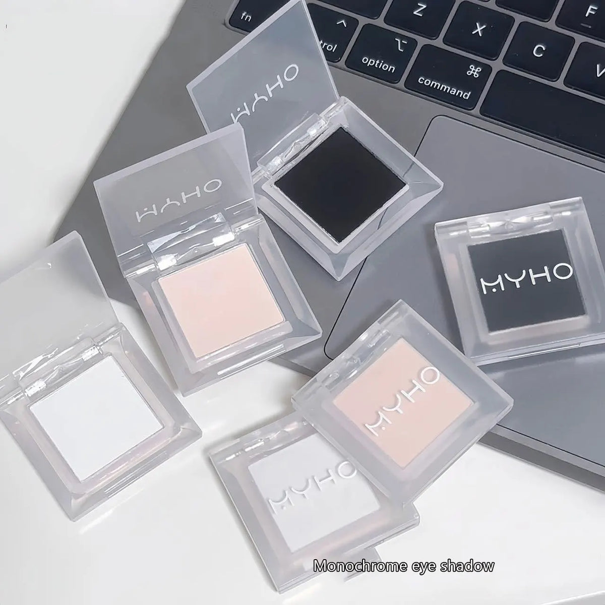 1Pcs Monochrome Matte Highlight Smoked Eye Shadow Plate Powder Is Delicate and Durable, Naturally Brightening Dopamine Eye Shado