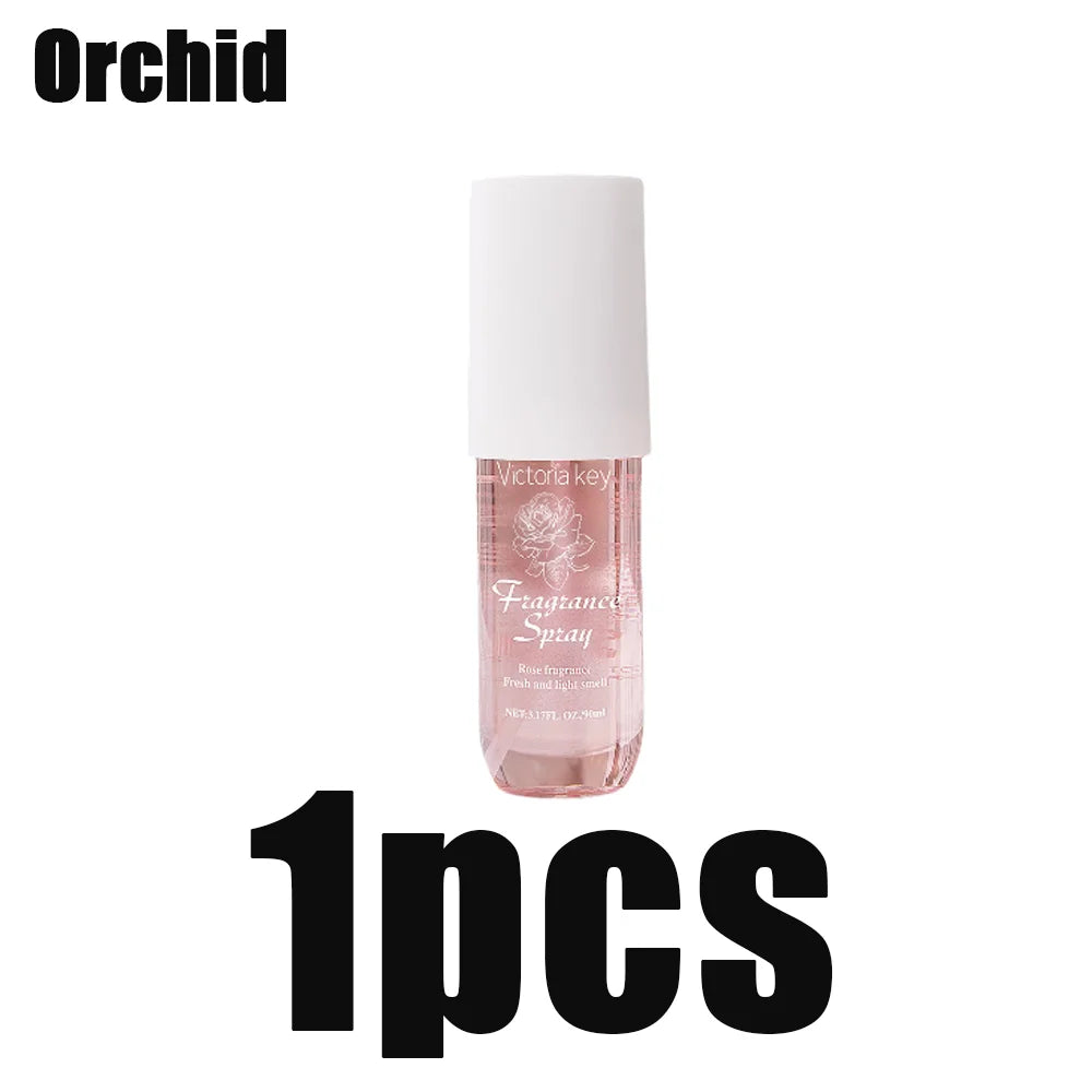 1pcs 90ml Alcohol Free Fragrance Spray Fragrance Of Flowers Scented Air Freshener Apply To Clothing Home Long-Lasting Deodoran