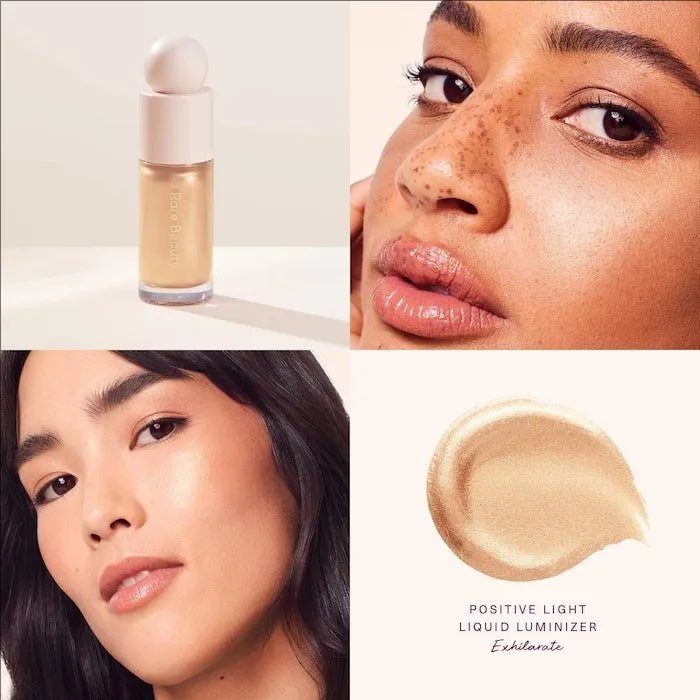 Rare Beauty Original 3D Face Contour Liquid Bronzer Shade Smooth Highlighter Mirror Lasting Natural Waterproof Brighten Makeup