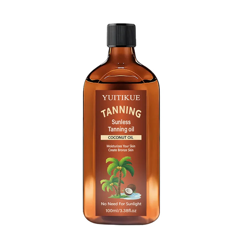 Non-Sticky Self-Tanning Body Serum Fast Absorb Nourish Dry Skin Create Natural Sun-Kissed Tone Holiday Daily Skin Treatment