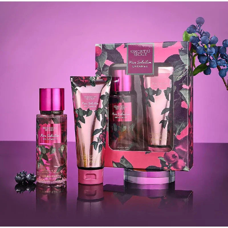 Perfume And Body Lotion Set,Luxury Floral Fruity Women Cream Vanilla Fragrance,Moisturizing Exfoliating,Fresh Sweet Body Spray