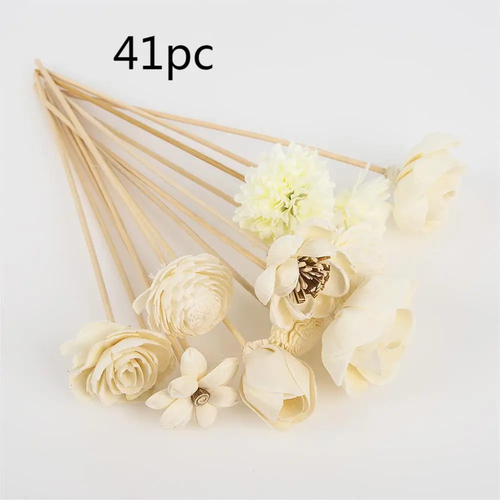 Chrysanthemum Reed Diffuser Sets Artificial Plant Fireless Aroma Vine Combination Desktop Decor Home Fragrance Products