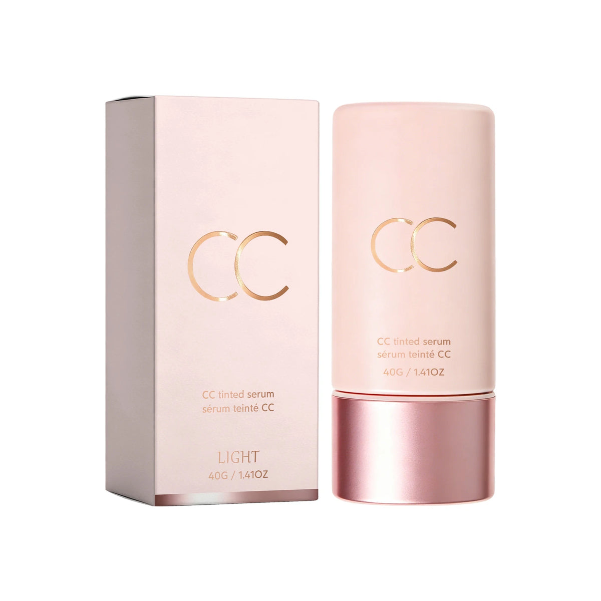 CC Cream Cover Blemishes Redness Glow Face Makeup Matte Natural Finish Lightweight Invisible Color-Correcting Tinted Serum 40g