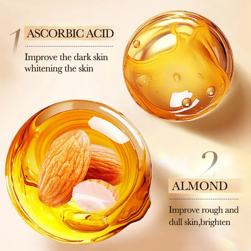 500ml Sweet Almond Scrub Whitening and Cleansing Shower Gel Body Wash Bath and Body Works