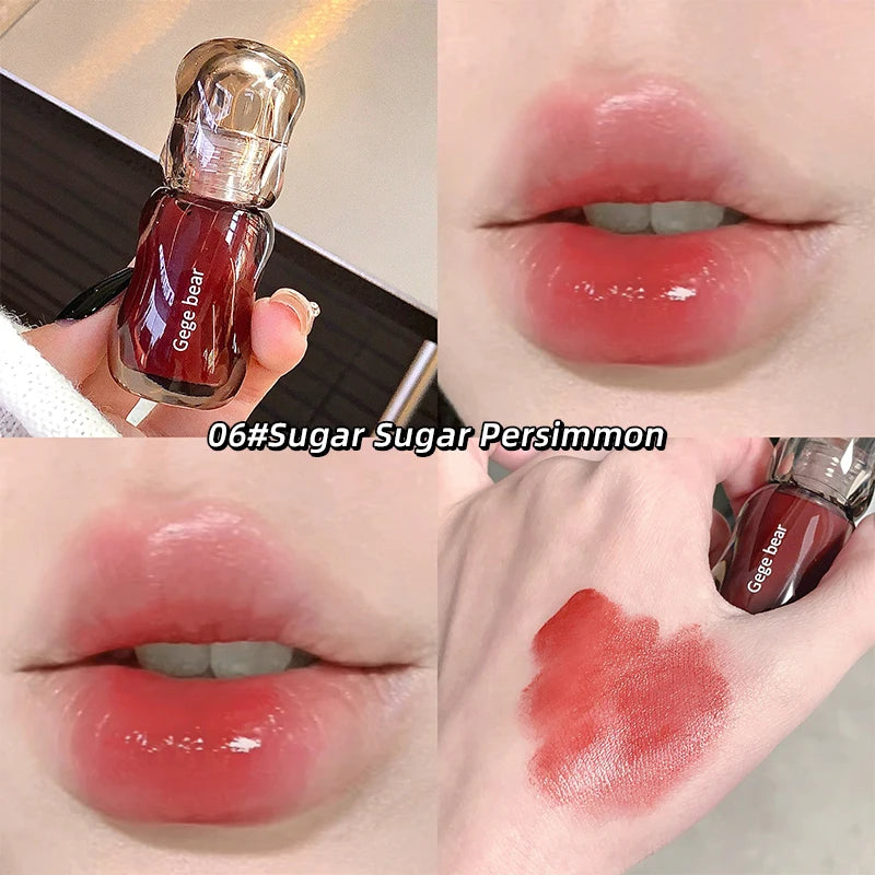 Moisturizing Plump Lips Mirror Effect Lip Color Non Greasy Texture Liquid Lip Pigment Not Easy To Stick Lightly Lip Glaze