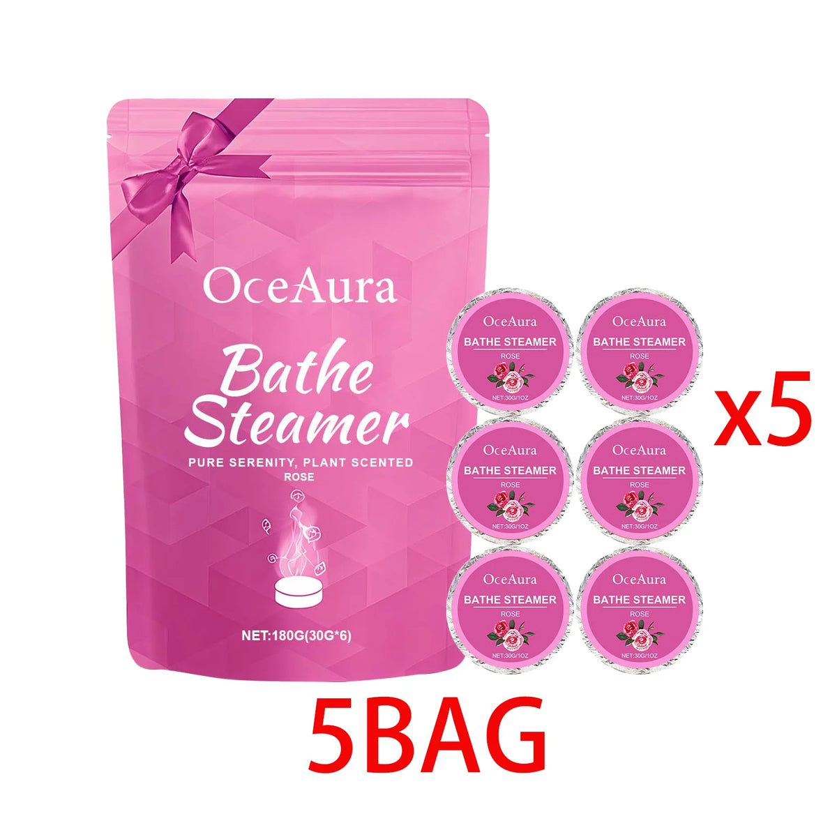 Shower Steamers Aromatherapy Stress Relief Adult Home Spa Bath Birthday Gifts Rose Shower Steamers Tablets Moisturize Nourishing
